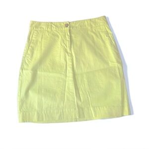 Talbots The Weekend Neon Chino Skirt